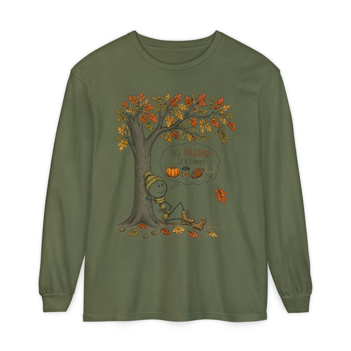 It's Falling It's time - Autumn Fun Collection  Long sleeve T-shirt
