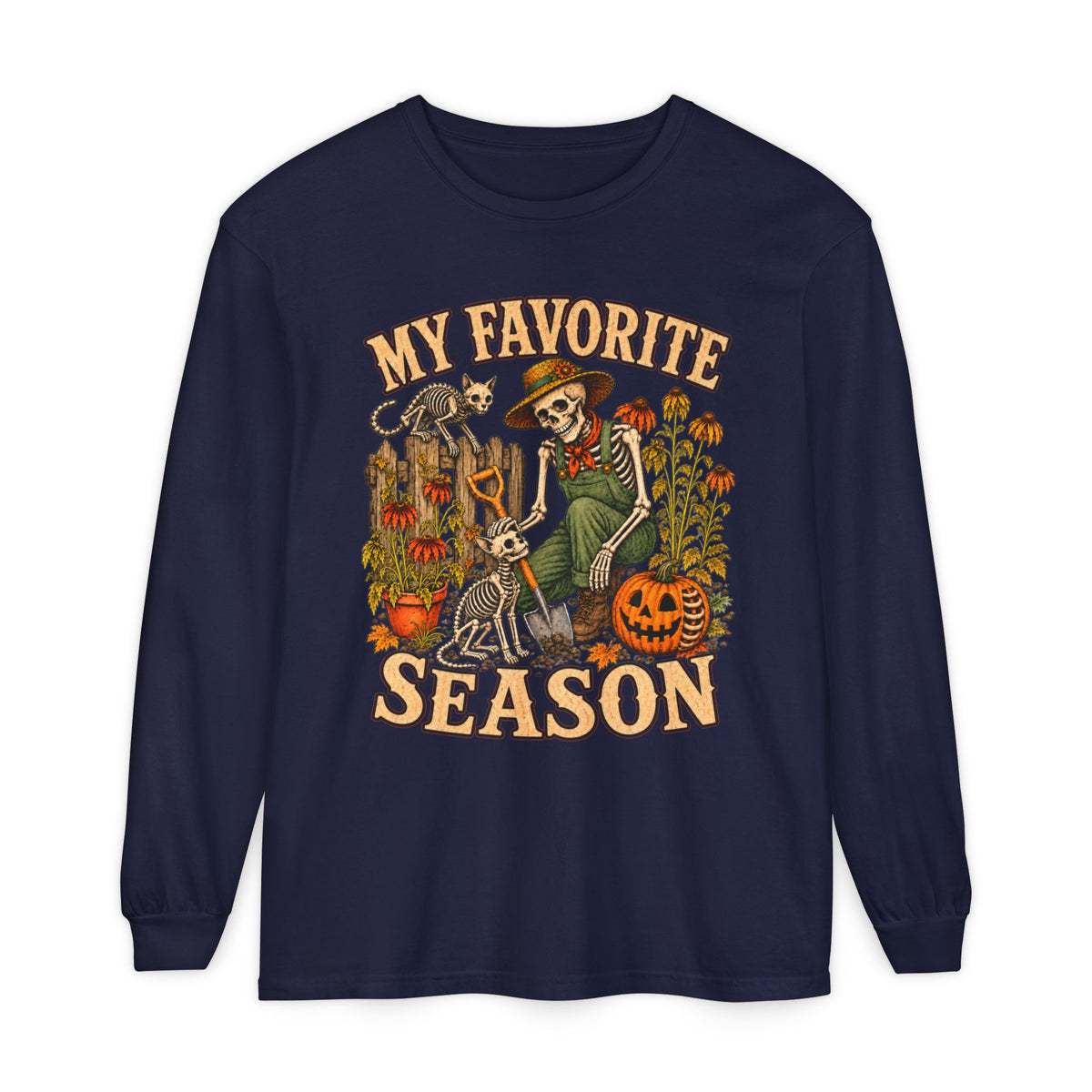 My FAVORITE SEASON - Long sleeve T-shirt Autumn Fun Collection