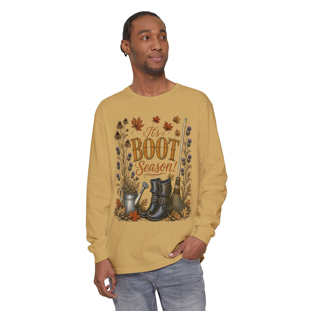 it's BOOT Season!  Autumn Fun collection  -  Long sleeve T-shirt