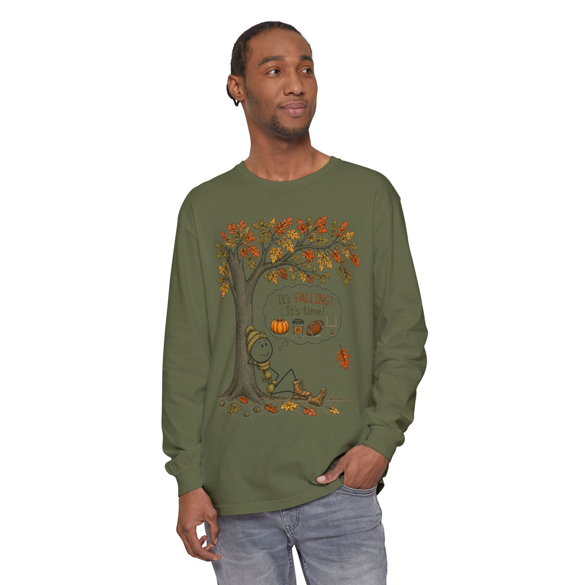 It's Falling It's time - Autumn Fun Collection  Long sleeve T-shirt