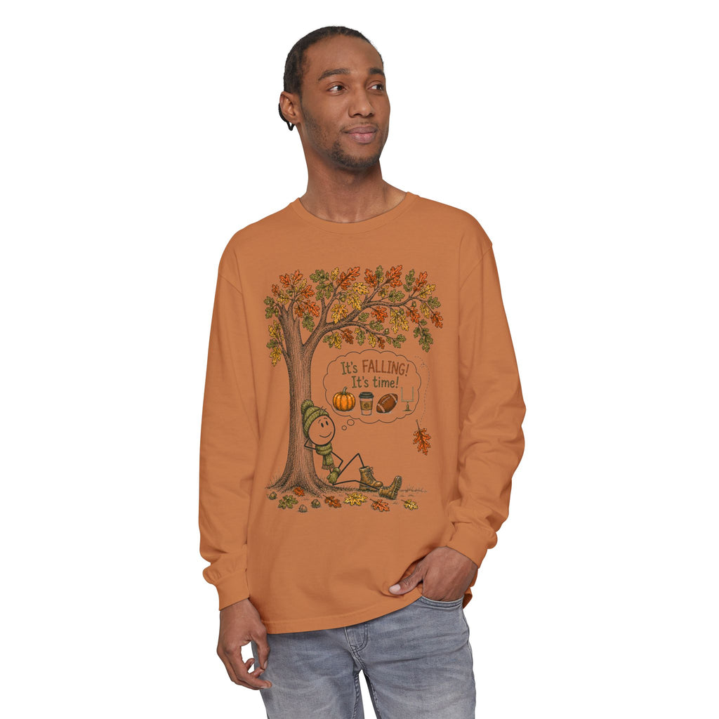 It's Falling It's time - Autumn Fun Collection  Long sleeve T-shirt