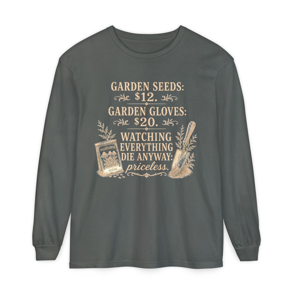 Garden Seeds $12.   Autumn fun! Collection  -  Long sleeve T-shirt