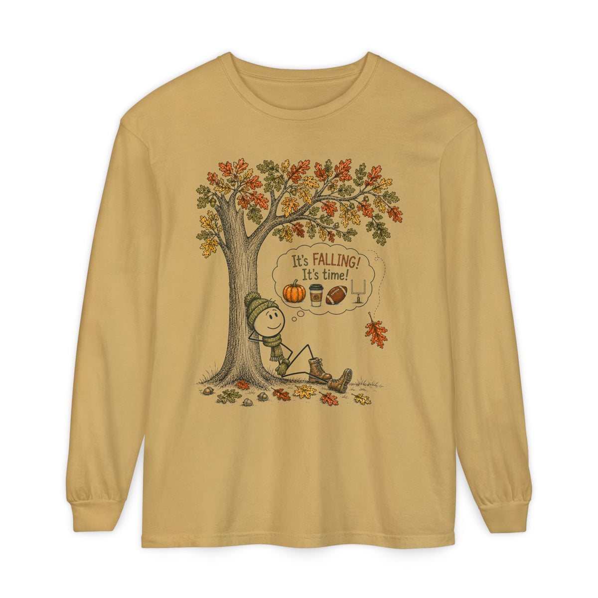 It's Falling It's time - Autumn Fun Collection  Long sleeve T-shirt