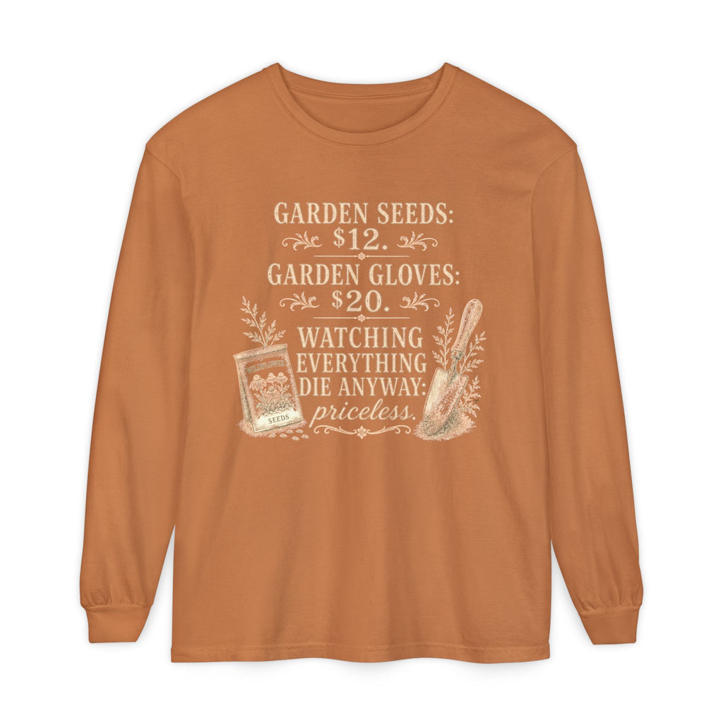 Garden Seeds $12.   Autumn fun! Collection  -  Long sleeve T-shirt