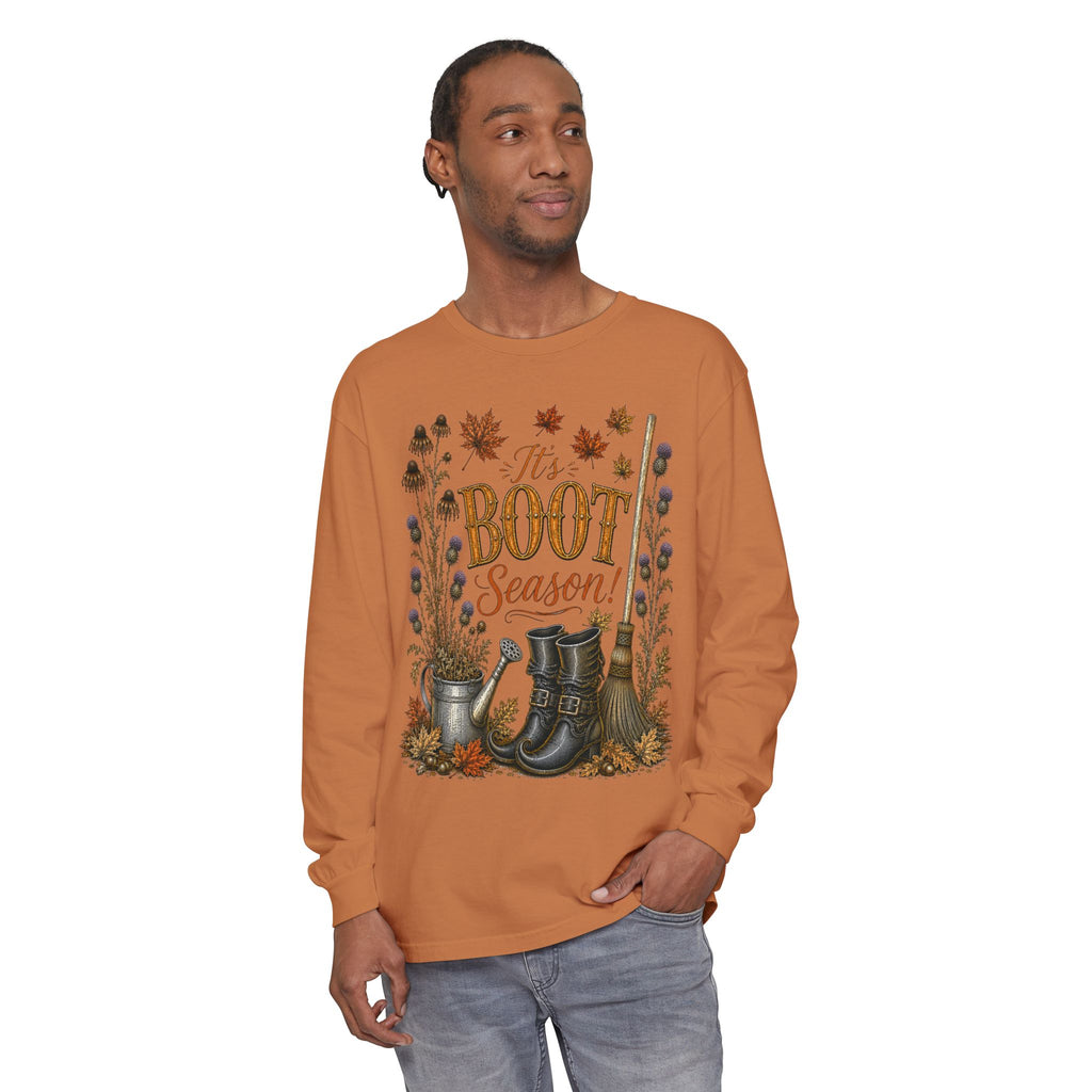 it's BOOT Season!  Autumn Fun collection  -  Long sleeve T-shirt