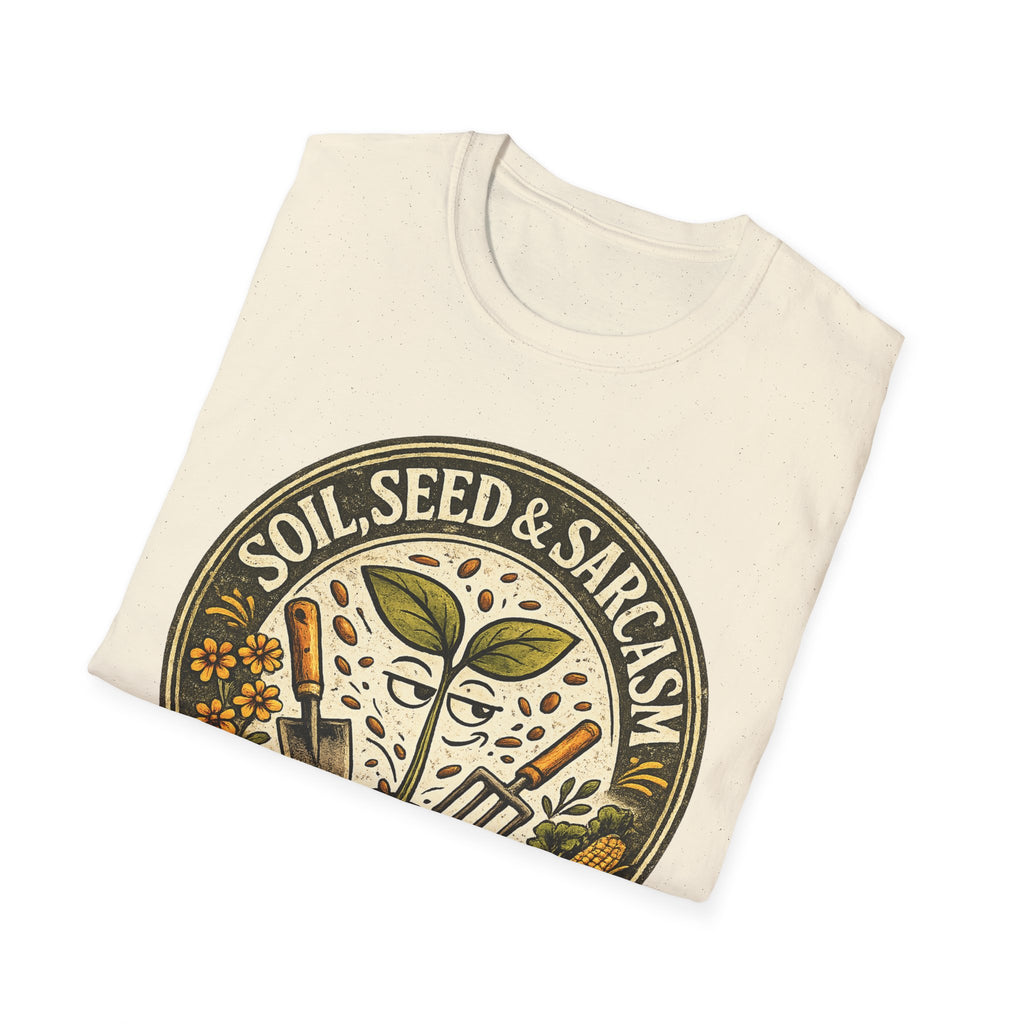 "SOIL, SEED & SARCASM"  Brand Logo