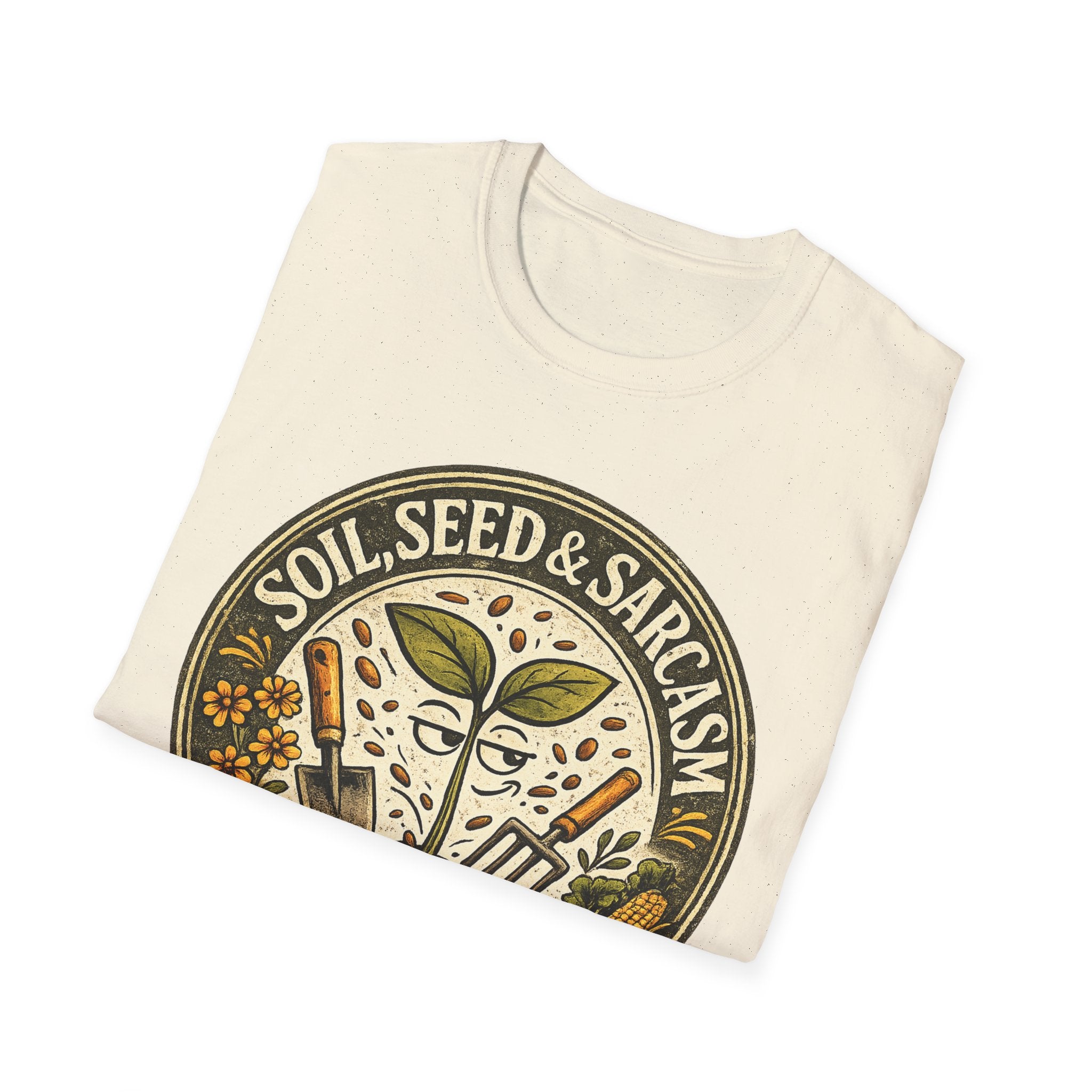 "SOIL, SEED & SARCASM"  Brand Logo
