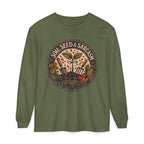 SOIL, SEED & SARCASM - Brand Logo  -  Grunge effect Long sleeve T-shirt